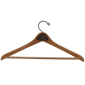 Vintage Wooden Clothes Hanger Doc Reiff Fashions for Men New Cumberland PA